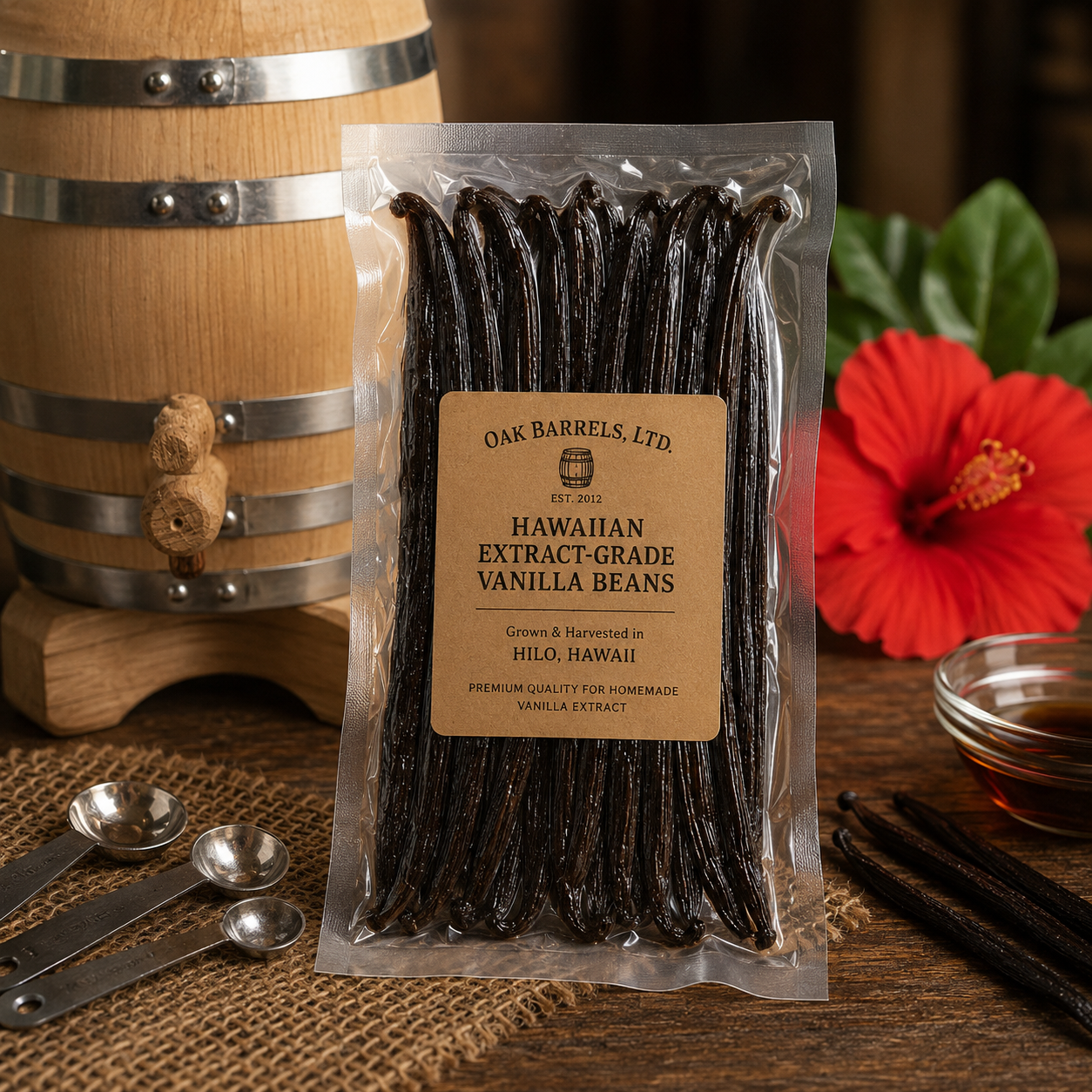 Hawaiian Extract-Grade Vanilla Beans